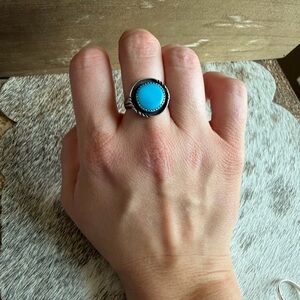 Turquoise Silver Women's Ring